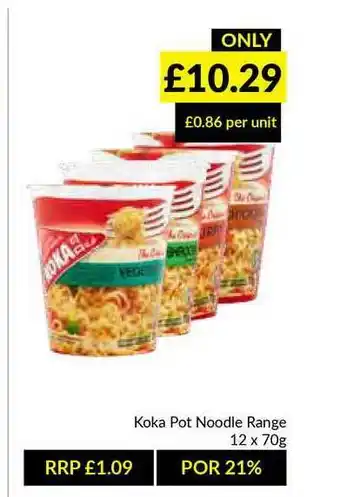 Musgrave MarketPlace Koka Pot Noodle offer