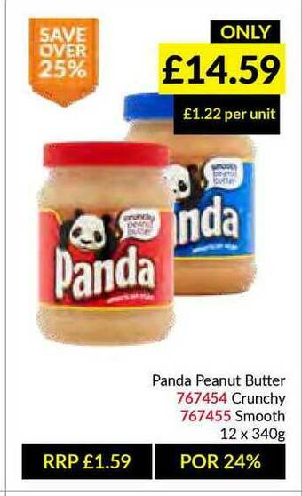 Musgrave MarketPlace Panda Peanut Butter offer