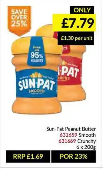 Musgrave MarketPlace Sun-pat Peanut Butter offer