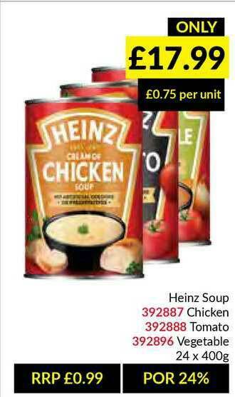 Musgrave MarketPlace Heinz Soup offer