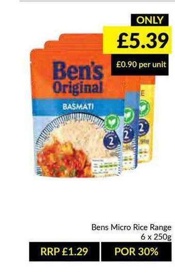 Musgrave MarketPlace Bens Micro Rice offer