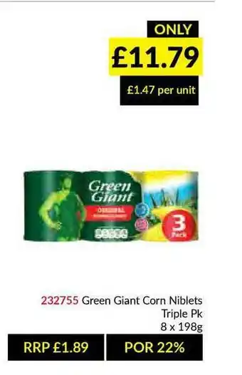 Musgrave MarketPlace Green Giant Corn Niblets offer