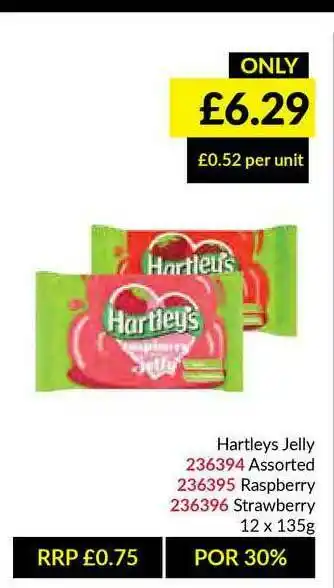 Musgrave MarketPlace Hartleys Jelly offer