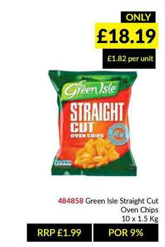 Musgrave MarketPlace Green Isle Straight Cut Oven Chips offer