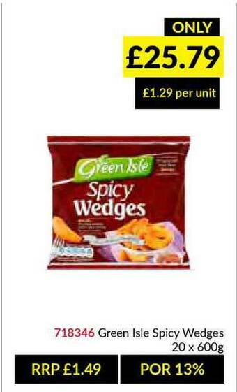 Green Isle Spicy Wedges