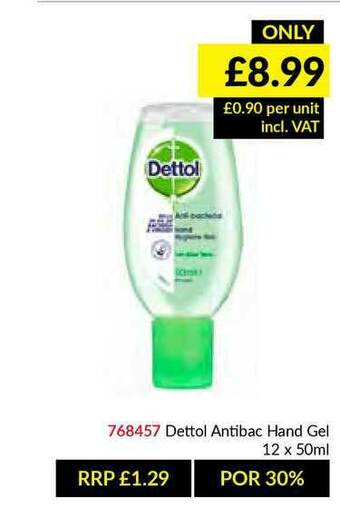 Musgrave MarketPlace Dettol Antibac Hand Gel offer