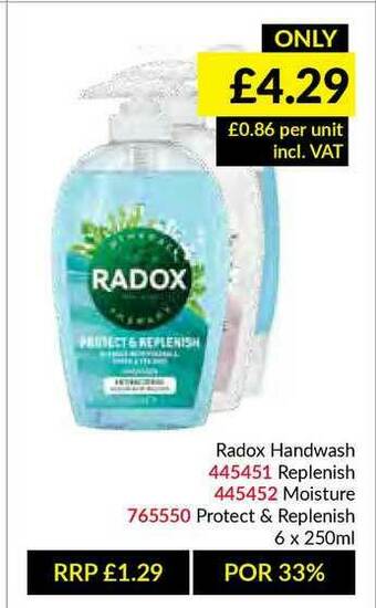 Musgrave MarketPlace Radox Handwash offer