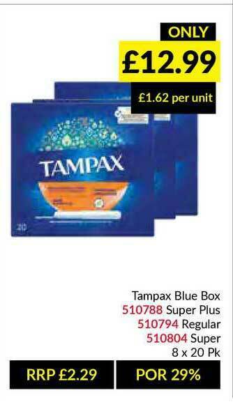 Tampax Blue Box