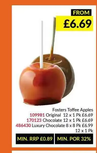 Musgrave MarketPlace Fosters Toffee Apples offer