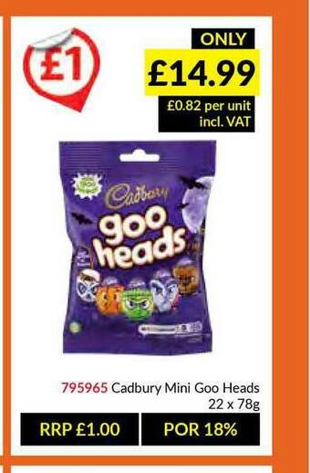 Musgrave MarketPlace Cadbury Mini Goo Heads offer
