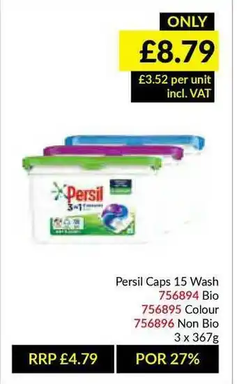 Musgrave MarketPlace Persil Caps 15 Wash offer