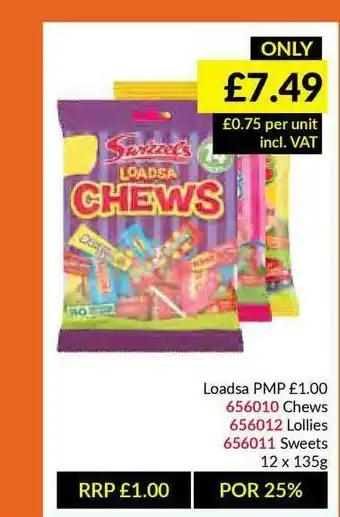Musgrave MarketPlace Loadsa Chews, Lollies, Sweets offer