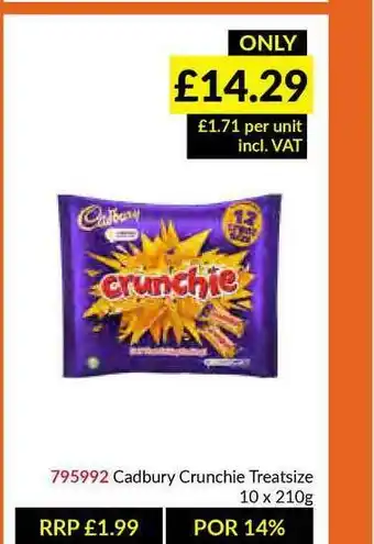 Musgrave MarketPlace Cadbury Crunchie Treatsize offer