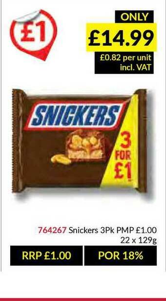 Musgrave MarketPlace Snickers offer