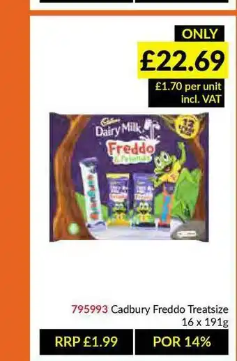 Musgrave MarketPlace Cadbury Freddo Treatsize offer