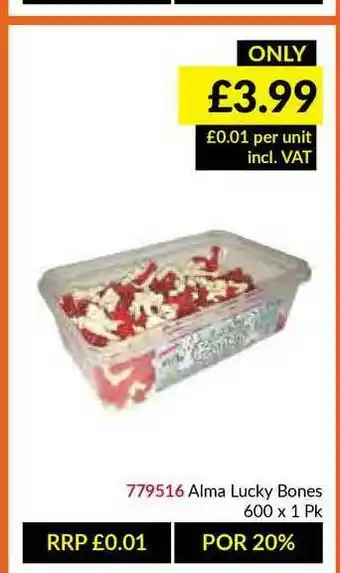 Musgrave MarketPlace Alma Lucky Bones offer