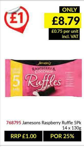 Musgrave MarketPlace Jamesons Raspberry Ruffle offer