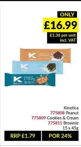 Musgrave MarketPlace Kinetica Peanut, Cookies & Cream, Brownie offer
