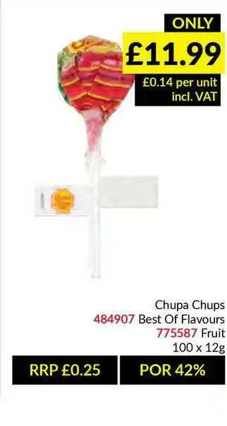 Musgrave MarketPlace Chupa Chups offer