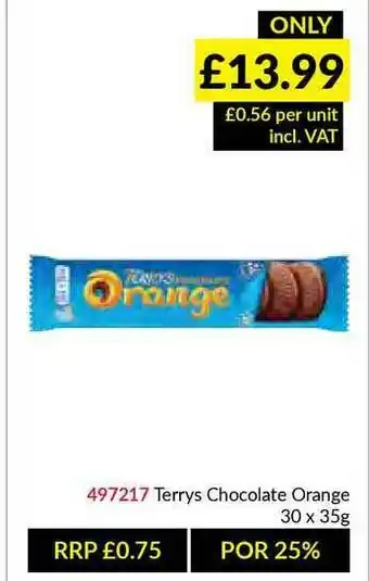 Musgrave MarketPlace Terry's Chocolate Orange offer