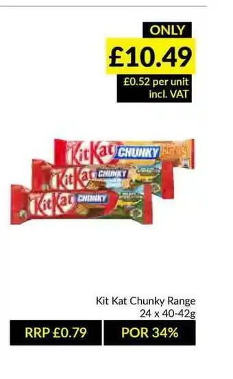 Musgrave MarketPlace Kit Kat Chunky Range offer
