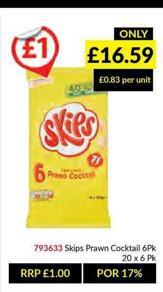 Musgrave MarketPlace Skips Prawn Cocktail offer