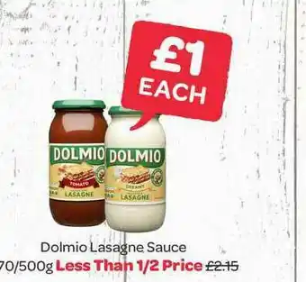Spar Dolmio Lasagne Sauce offer