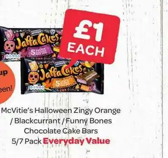 Spar Mcvitie's Halloween Zingy Orange offer
