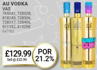 Bestway AU VODKA offer