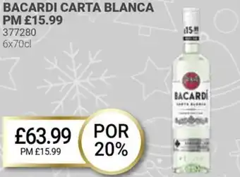 Bestway BACARDI CARTA BLANCA offer