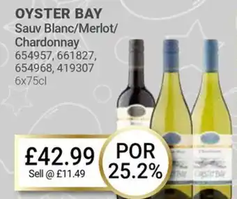 Bestway OYSTER BAY Sauv Blanc/Merlot/ Chardonnay offer