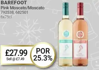 Bestway BAREFOOT Pink Moscato/Moscato offer