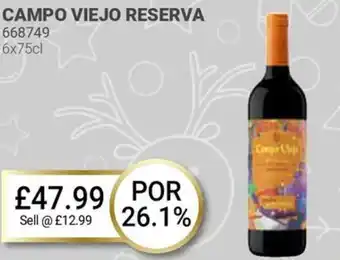 Bestway CAMPO VIEJO RESERVA offer