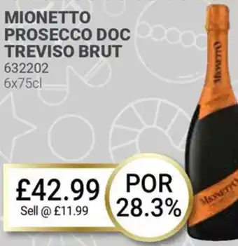 Bestway MIONETTO PROSECCO DOC TREVISO BRUT offer