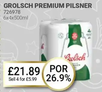 Bestway GROLSCH PREMIUM PILSNER offer