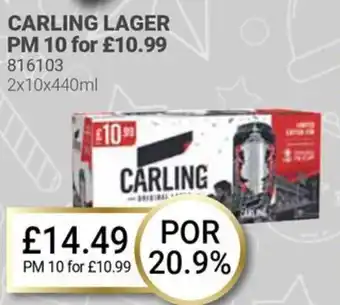 Bestway CARLING LAGER offer