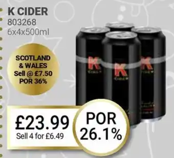 Bestway K CIDER offer