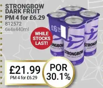Bestway STRONGBOW DARK FRUIT offer