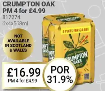 Bestway CRUMPTON OAK offer