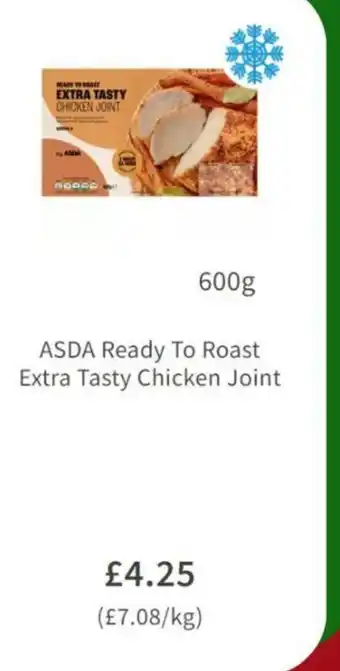 Asda ASDA Ready To Roast Extra Tasty Chicken Joint offer