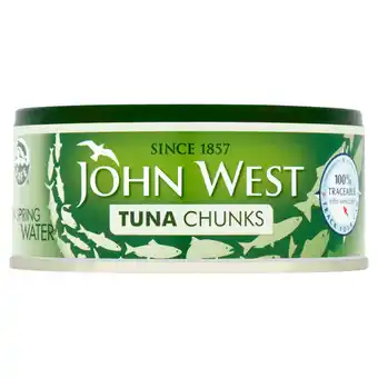 Asda John west tuna chunks in spring water offer