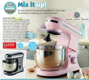 Aldi Classic Stand Mixer offer