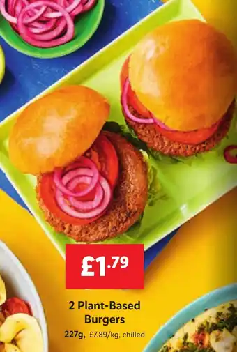 Lidl 2 Plant-Based Burgers offer