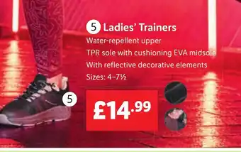 Lidl Ladies' Trainers offer