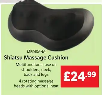 Lidl MEDISANA Shiatsu Massage Cushion offer