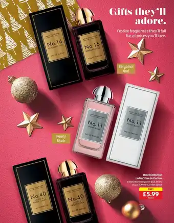 Aldi Hotel Collection Ladies' Eau de Parfum offer