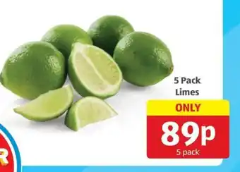 Aldi 5 Pack Limes offer