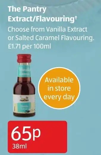 Aldi The Pantry Extract/ Flavouring 38ml offer