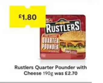 SuperValu Rustlers Quarter Pounder with Cheese 190g offer