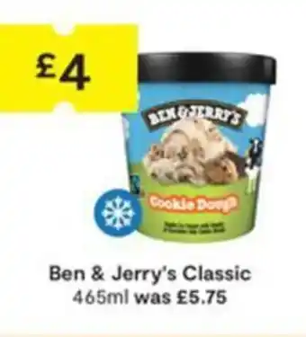 SuperValu Ben & Jerry's Classic 465ml offer